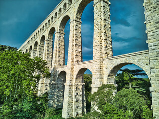 The Roquefavour Aqueduct near Aix-en-Provence (France)