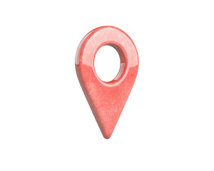 Red location pin.