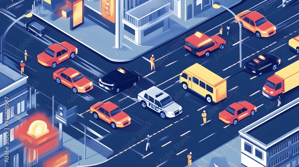 Poster sophisticated iot based traffic management system with real time data analytics and visualization mo