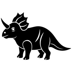 Triceratops Vector Art