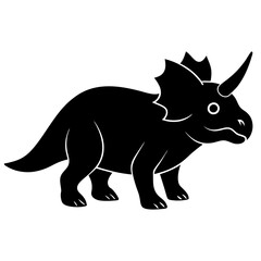 Triceratops Vector Art