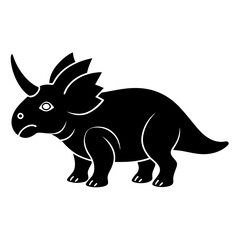 Triceratops Vector Art