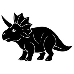 Triceratops Vector Art