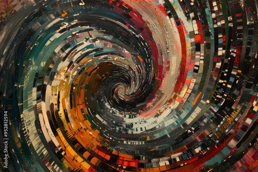 Poster a cacophony of beeps and whirrs indicating the constant flow of information
