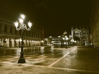 Venetian Lanterns at Night