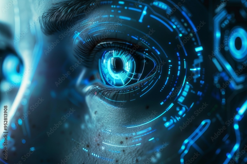 Poster futuristic software solutions anticipate user needs for proactive support