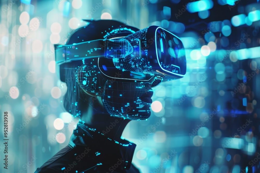 Poster Futuristic software solutions anticipate user needs for proactive support