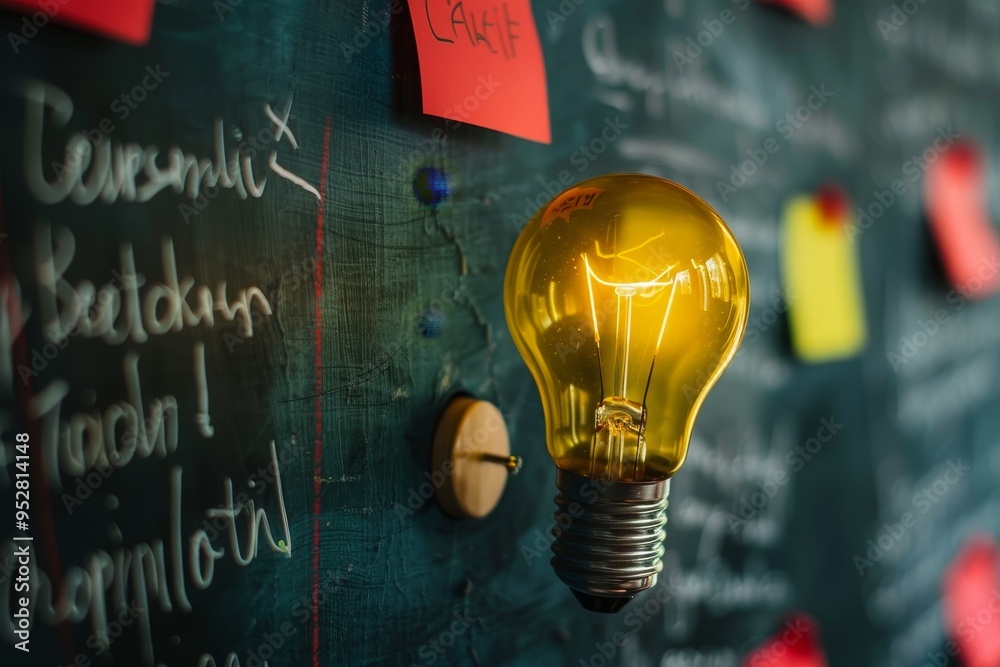 Poster Generating ideas through brainstorming sessions