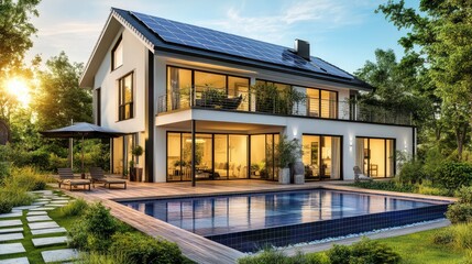 Obraz premium house in the park