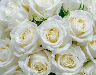 Obraz premium Weiße Rosen textur als Hintergrund