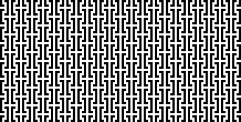 Seamless geometric pattern. Black and white abstract background.