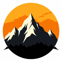 Mountain Silhouette Vector Art