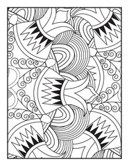 Mandala Coloring Book For Adult. Mandala Coloring Book. Ornamental mandala adult coloring book page.