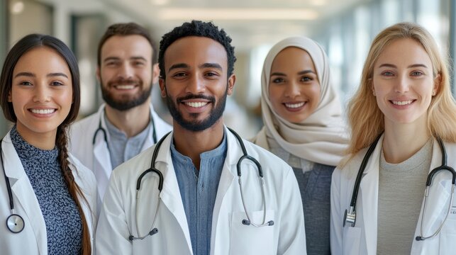 diverse healthcare team, diverse medical team with professionals from varied cultures emphasizes the significance of cultural competence in todays healthcare settings