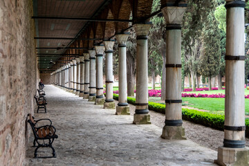 External portico to the kitchens of the Topkapi Palace
