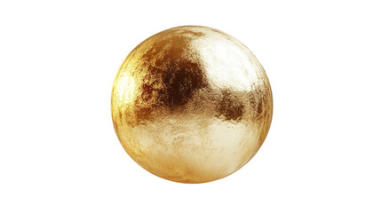 Fototapeta premium Shiny gold sphere, Perfect for vibrant visuals