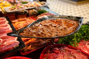 marinated meat products shop