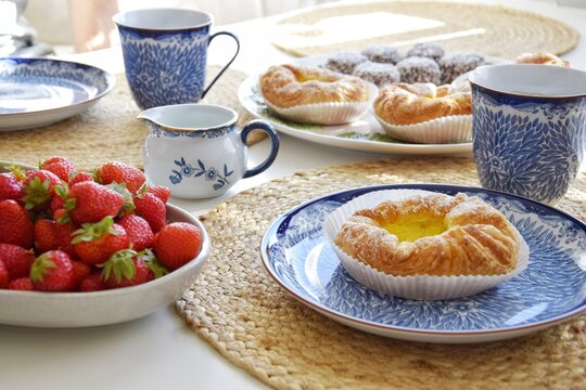 A Swedish fika is a coffee break with a bun.