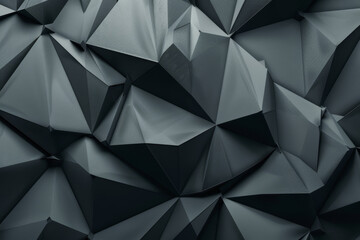 Obraz premium A black and white image of a jagged, angular surface