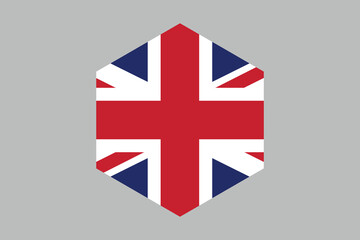 United Kingdom flag sign, The British flag, the UK flag, United Kingdom sign, United Kingdom British Flag, national flag of Great Britain, Flag of United Kingdom, Colorful, Standard color, Vector illu