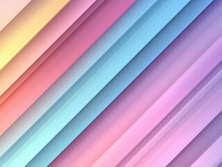 Fototapeta premium Abstract background with pastel colors and diagonal lines