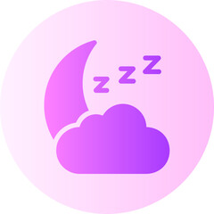 sleep gradient icon