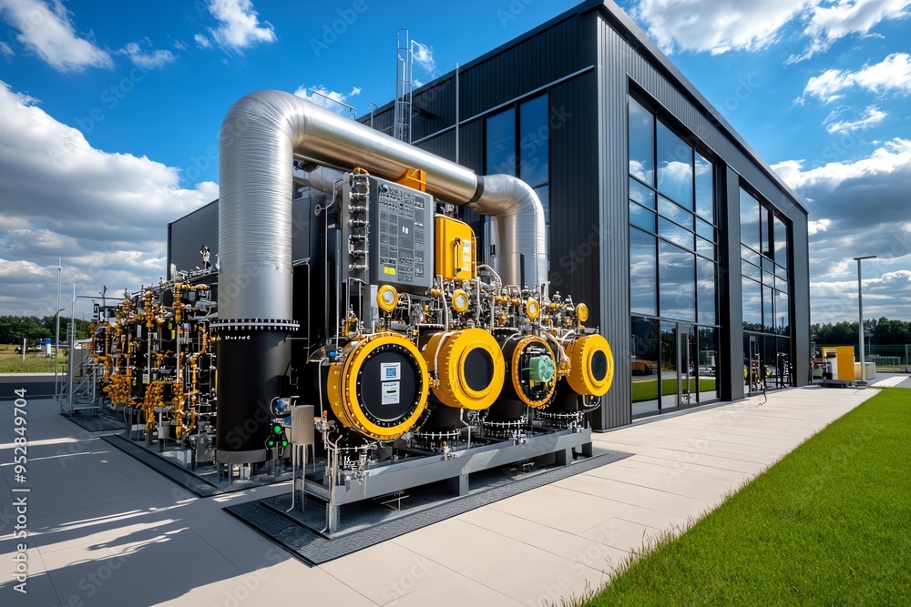 Aufkleber biomass optimization and performance are showcased in a minimalist design that highlights the effici