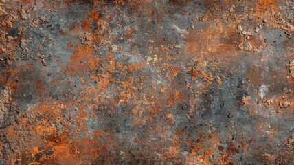 Metal old grunge copper bronze rusty texture, gold background effect wallpaper. Grunge metallic tile design, rustic marble stone texture, oxidation on iron plate.