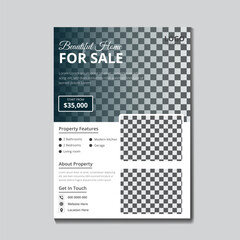 Stylish Real Estate Flyer Design