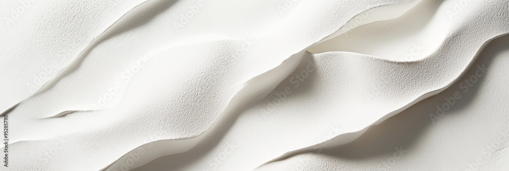 Poster a detailed topdown view reveals a textured white surface with gentle waves and subtle irregular patt