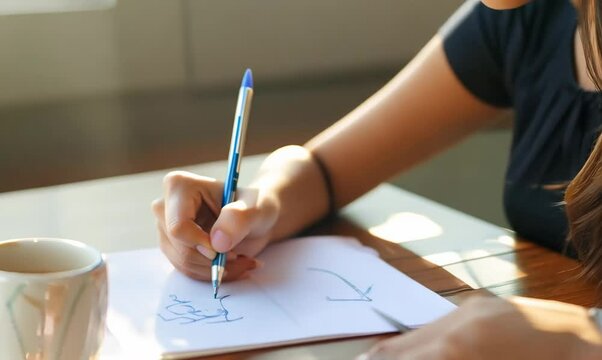 Argentinian Woman Writing Weekly To-Do List
