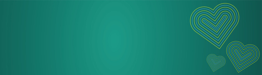 Abstract Vector Colorful Hearts background, Love Wallpaper, backdrop banner, 