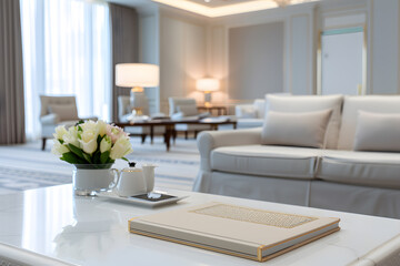 Islamic Study Room with Elegant Furniture | Traditional and Modern Elements for a Serene Learning Environment