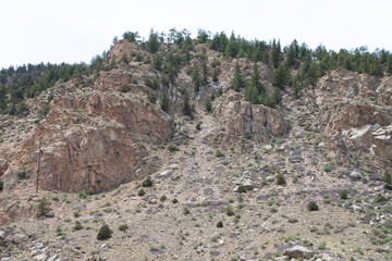 Mountainsides Colorado Rocky Mountains