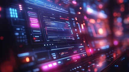 Obraz premium e-voting background