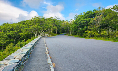 Skyline Drive in Shenandoah National Park, Virginia, USA