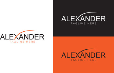 Modern logo design wordmark. Abstract arrow shapes logo design in letter X graphic vector illustration. Symbol, icon, creative.