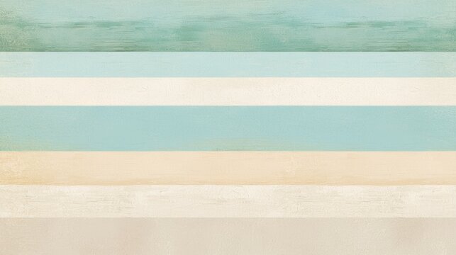 Abstract background featuring a textured design of blue, beige, and white horizontal stripes, reminiscent of a sandy beach. The image evokes a sense of peace and tranquility