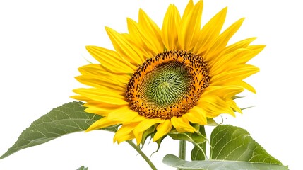 sunflower isolated on white background