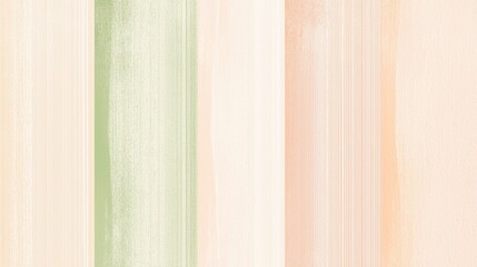 Soft green and peach vertical stripes background with a textured brushstroke effect, creating a calming and elegant design