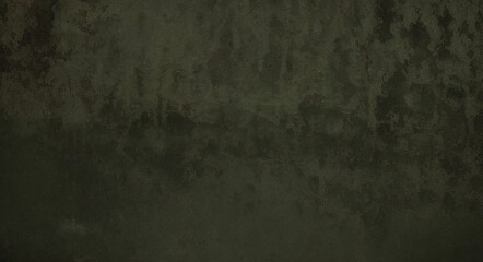 Fototapeta premium black dark jade emerald green grunge background old painted concrete wall plaster close up rough dirty grainy broken damaged distressed abandoned cracked or spooky scary horror concept design 