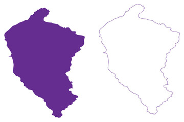 Kinkasan island (Japan, East Asia, Japanese archipelago) map vector illustration, scribble sketch Kinkasan map