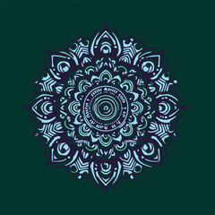 Big vector set of round patterns. Collection of geometrical mandalas. Boho ornament 