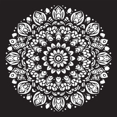 Big vector set of round patterns. Collection of geometrical mandalas. Boho ornament 