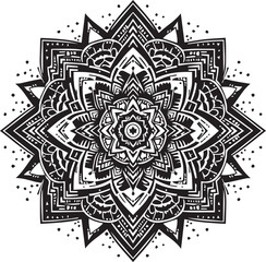 Big vector set of round patterns. Collection of geometrical mandalas. Boho ornament 