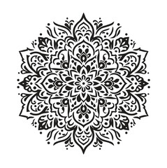 Big vector set of round patterns. Collection of geometrical mandalas. Boho ornament 