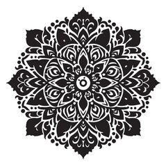 Big vector set of round patterns. Collection of geometrical mandalas. Boho ornament 