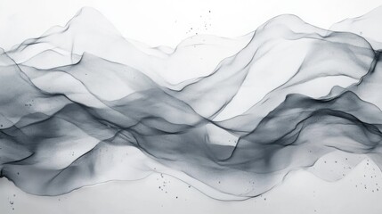 Obraz premium Alcohol Ink Abstract Suminagashi pattern. Gold Monochrome Marble Ink Patterns. Grey Watercolor Spread. Oily Pattern. Metal Diffusion Color. Color Marbling. Abstract Ink Art. Bright contrast colour.