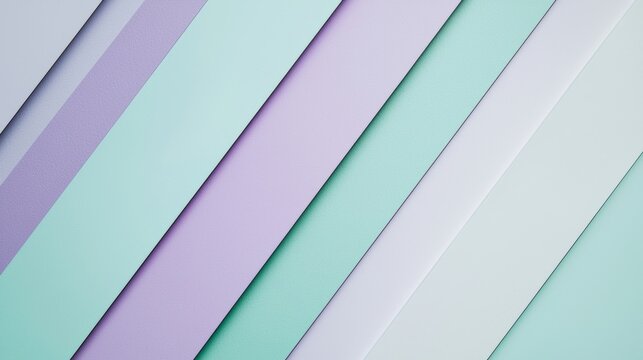 Abstract background with paper in different pastel colors, creating a clean and minimalist look. The lines are tilted, adding dynamism to the composition