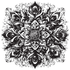 Original name(s): Mandala vector with interlocking ringss.eps